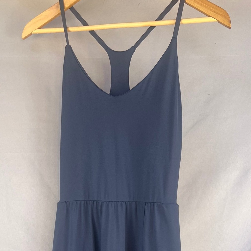 Athletic Navy‎ Racerback Dress Summer Sundress Built-in Bra